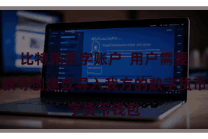 比特派数字账户 用户需要按照教导创建或导入我方的数字货币钱包