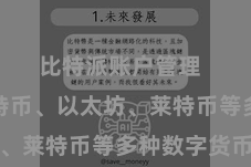 比特派账户管理 包括比特币、以太坊、莱特币等多种数字货币
