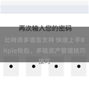 比特派多语言支持 快速上手Bitpie钱包，多链资产管理技巧