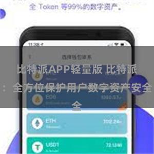 比特派APP轻量版 比特派：全方位保护用户数字资产安全