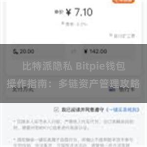 比特派隐私 Bitpie钱包操作指南：多链资产管理攻略