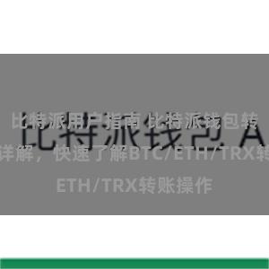 比特派用户指南 比特派钱包转账教程详解，快速了解BTC/ETH/TRX转账操作