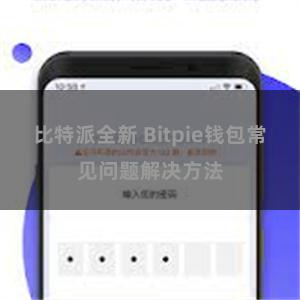 比特派全新 Bitpie钱包常见问题解决方法