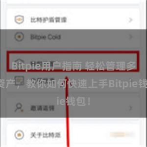 Bitpie用户指南 轻松管理多链资产，教你如何快速上手Bitpie钱包！