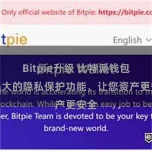 Bitpie升级 比特派钱包：强大的隐私保护功能，让您资产更安全