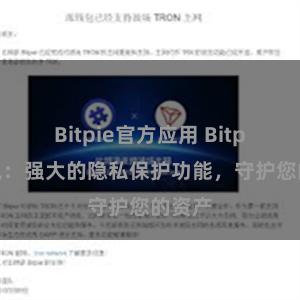 Bitpie官方应用 Bitpie钱包：强大的隐私保护功能，守护您的资产