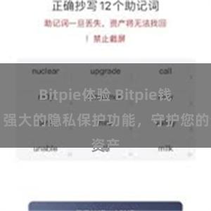 Bitpie体验 Bitpie钱包：强大的隐私保护功能，守护您的资产