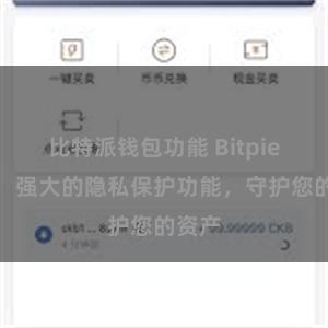 比特派钱包功能 Bitpie钱包：强大的隐私保护功能，守护您的资产