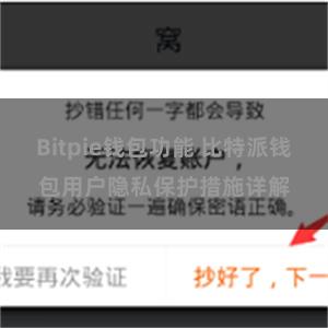 Bitpie钱包功能 比特派钱包用户隐私保护措施详解